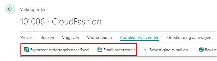 Orderregels excel